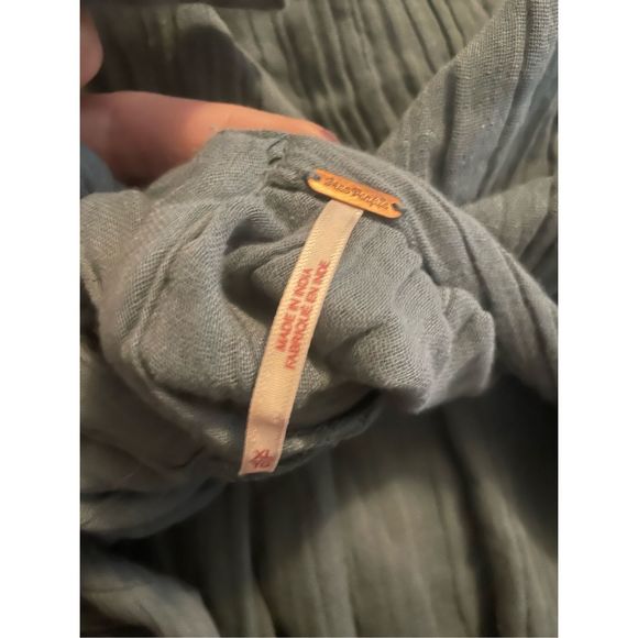 Free People Teal Mini Dress - Picture 5 of 5